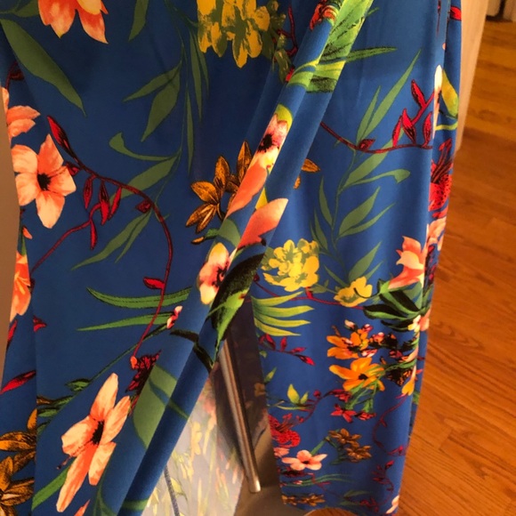 Blue Floral Maxi - Picture 5 of 7